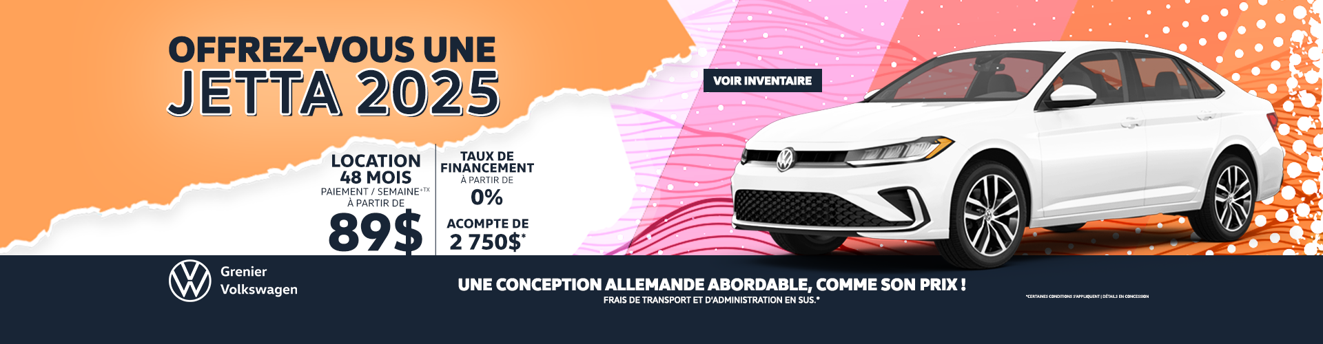 OFFREZ-VOUS UNE JETTA 2025!
