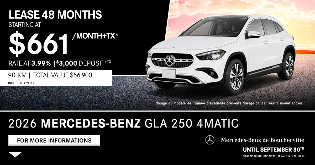 2026 GLA 250 4MATIC
