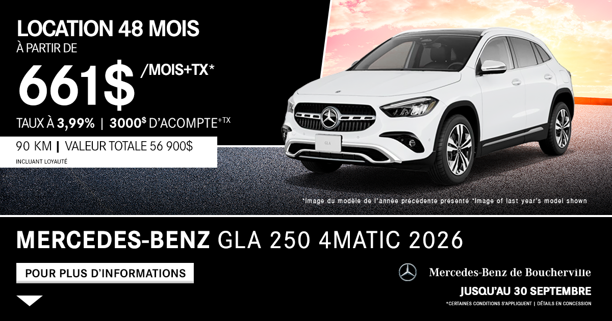 GLA 250 4MATIC 2026