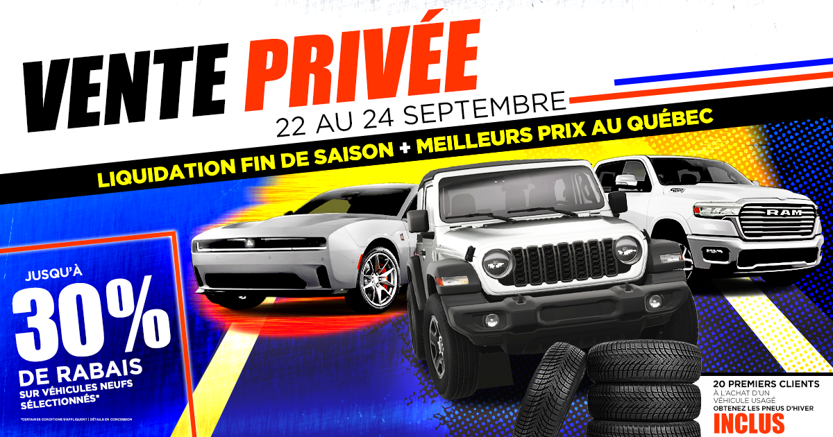 VENTE PRIVÉE !