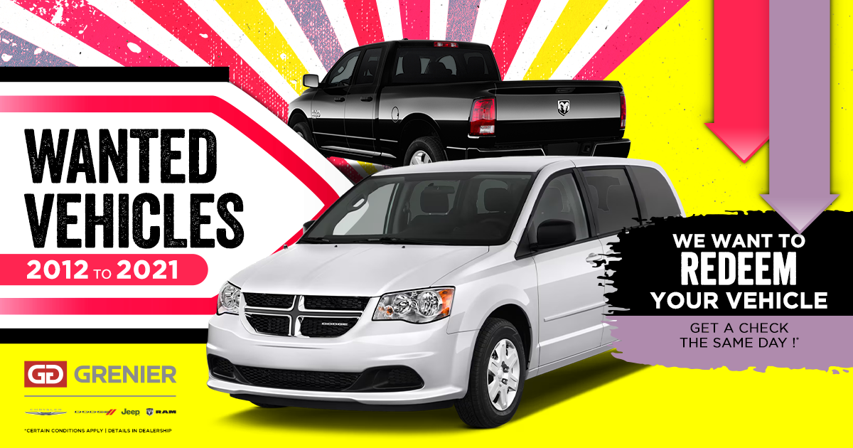 WANTED VEHICLES !