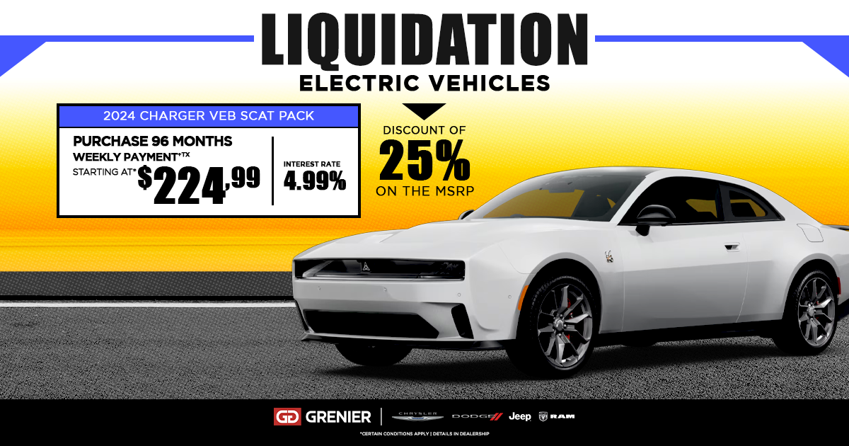 LIQUIDATION ON OUR ELECTRIC VEHICLES !