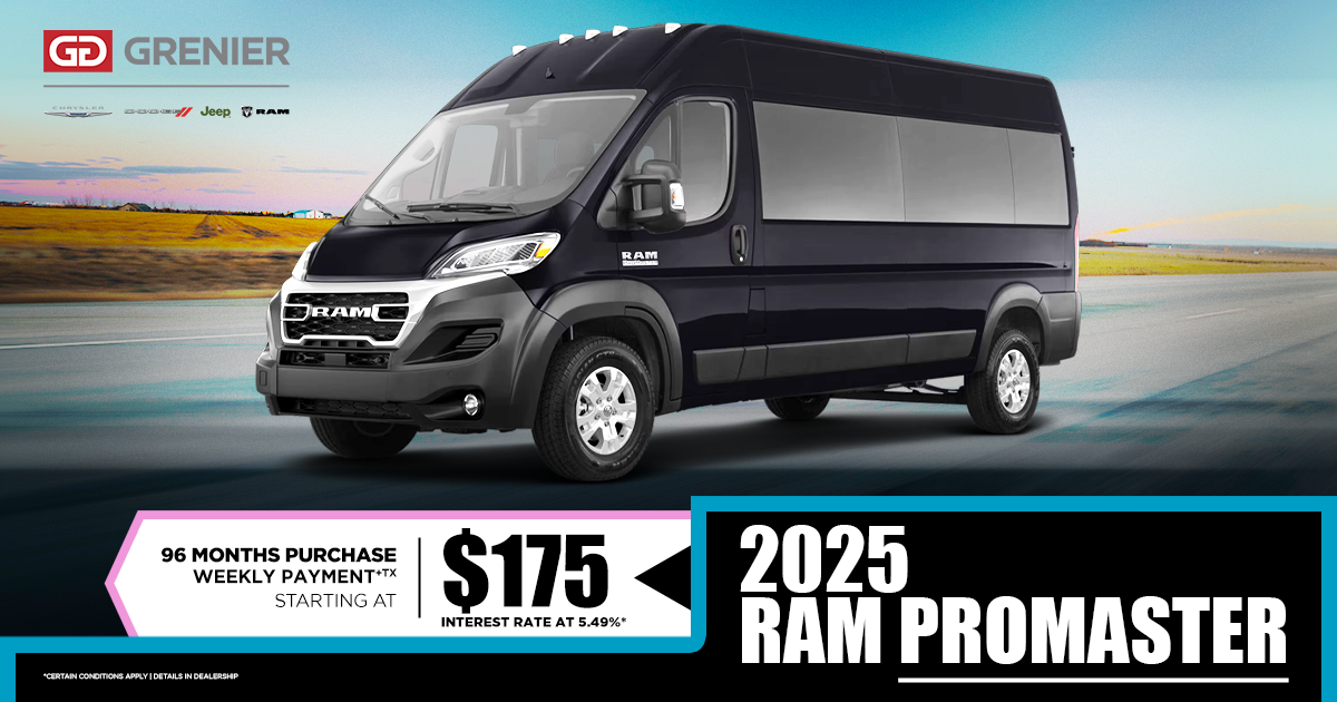 2025 RAM PROMASTER !