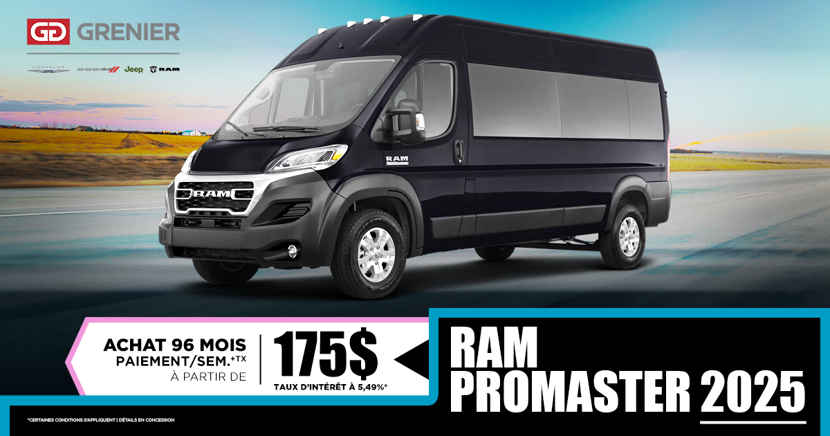 RAM PROMASTER 2025 !