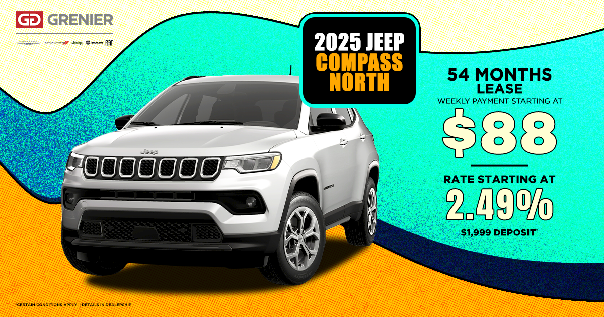 2025 JEEP COMPASS NORTH !