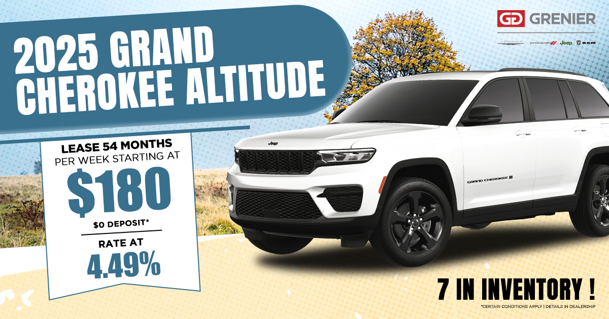 2025 JEEP GRAND CHEROKEE ALTITUDE !