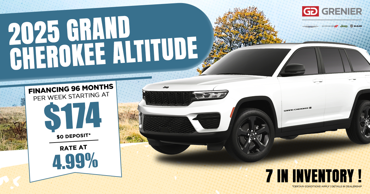 2025 JEEP GRAND CHEROKEE ALTITUDE !