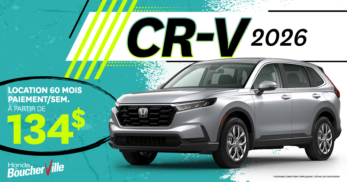 CR-V 2026 DISPONIBLES !