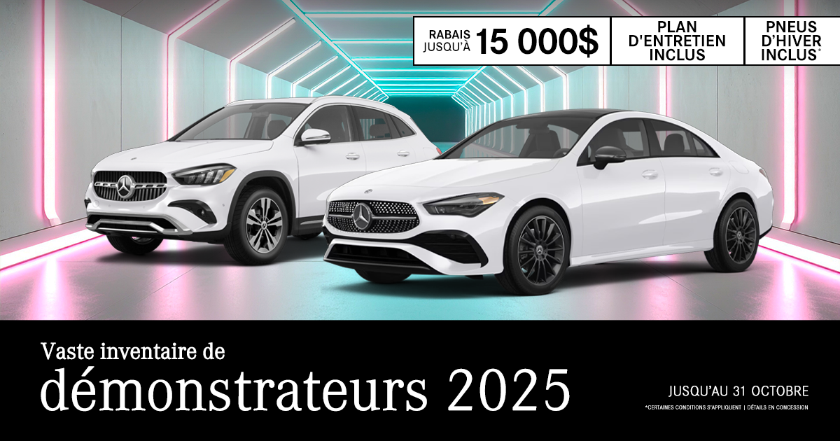 DÉMONSTRATEURS 2025