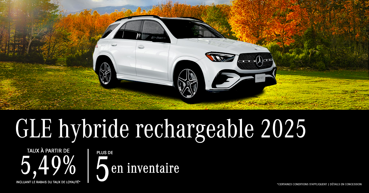 GLE hybride rechargable 2025 !