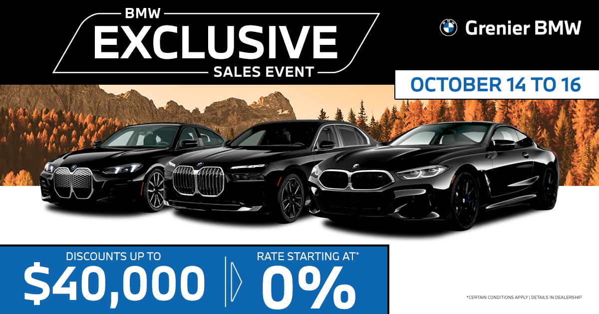 EXCLUSIVE SALES EVENT !