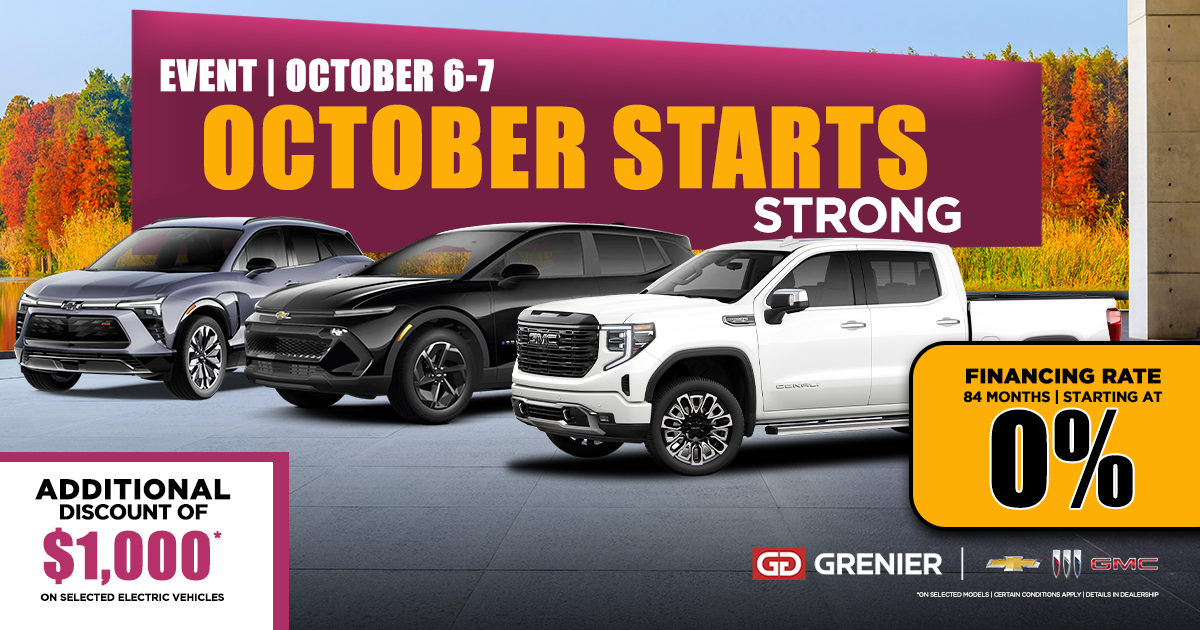 OCTOBER STARTS STRONG EVENT !