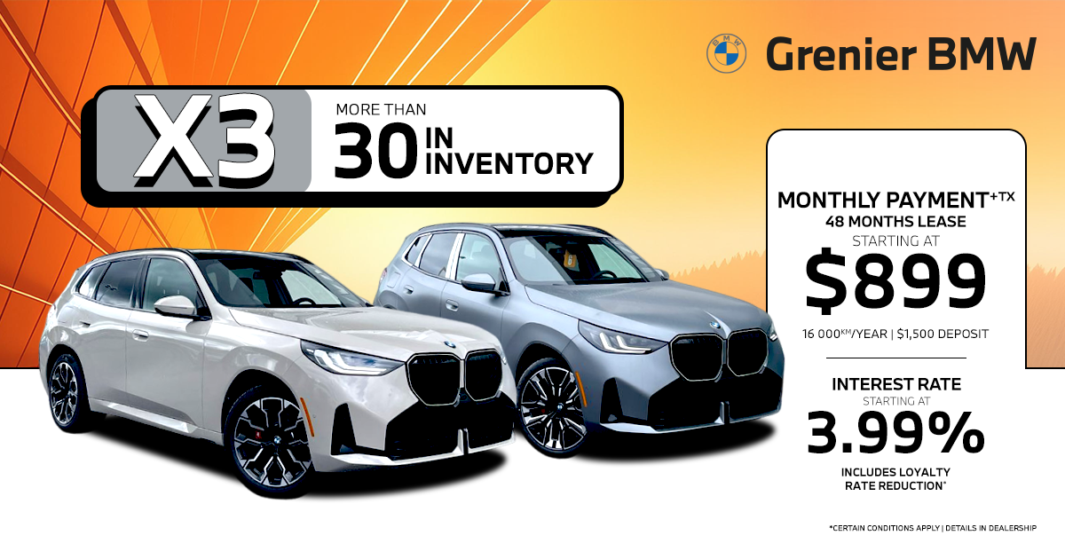 X3 IN INVENTORY !