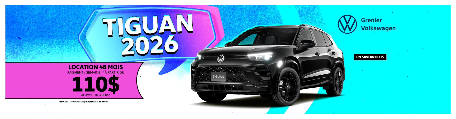 ROULEZ EN TIGUAN 2026 !
