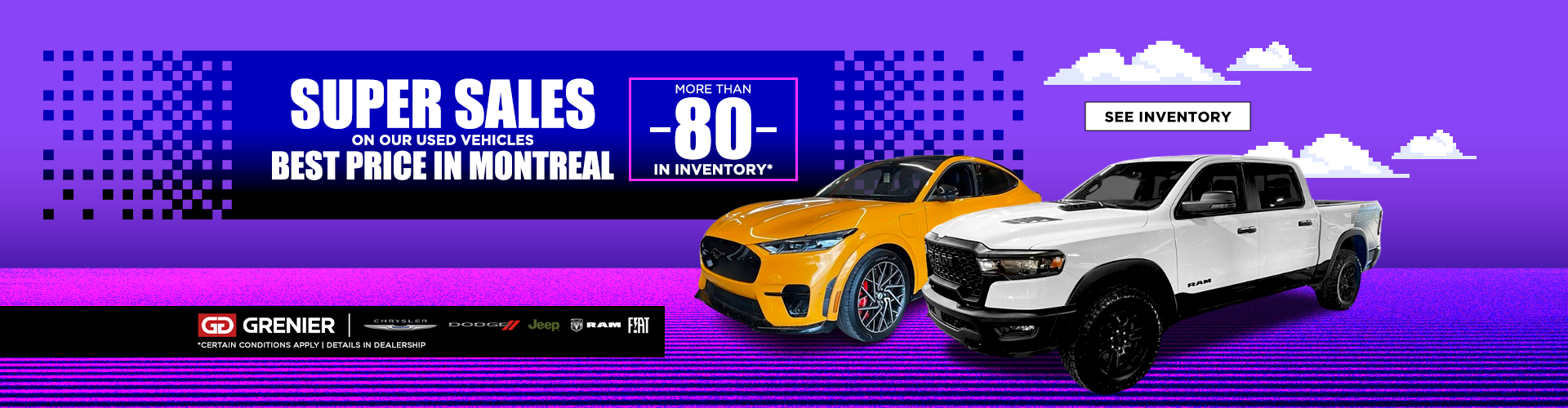 SUPER SALES ON OUR USED VEHICLES !