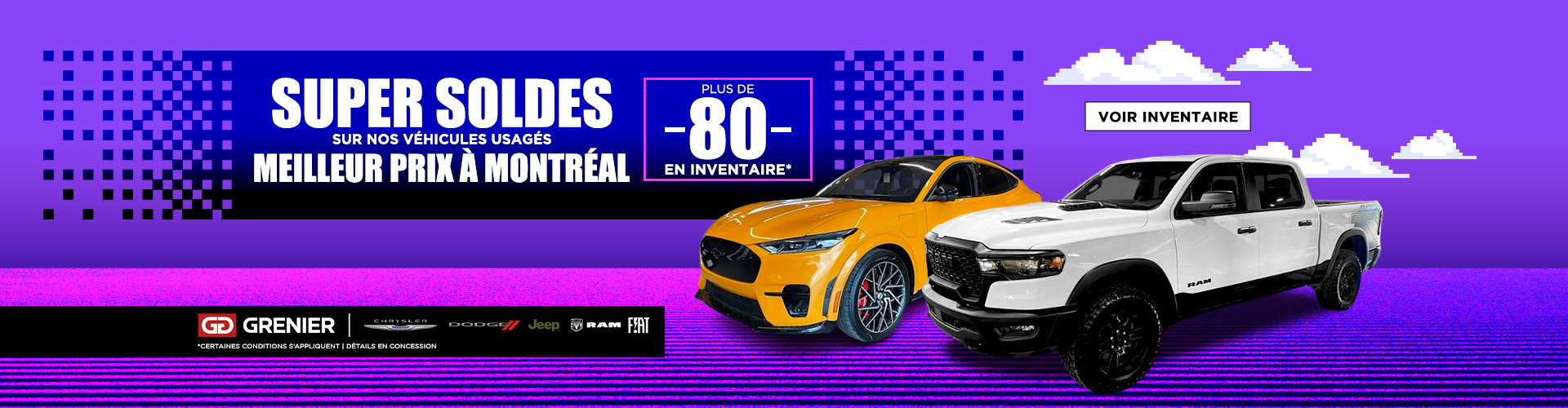 SUPER SOLDES SUR NOS VÉHICULES USAGÉS !