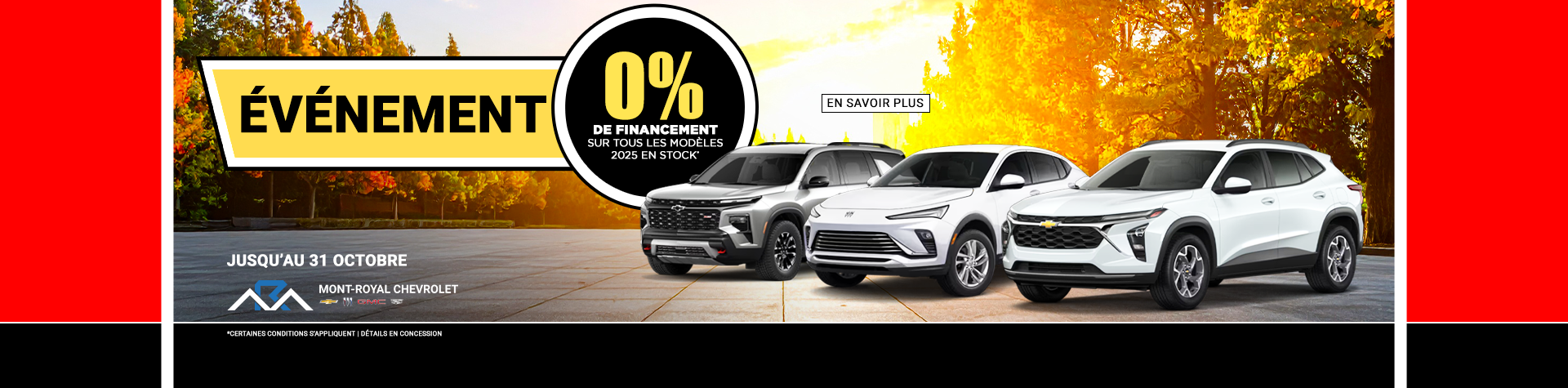 ÉVÉNEMENT 0% !
