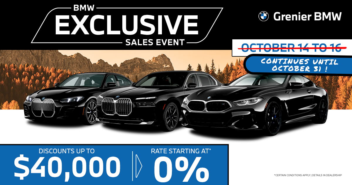 EXCLUSIVE SALES EVENT CONTINUES !