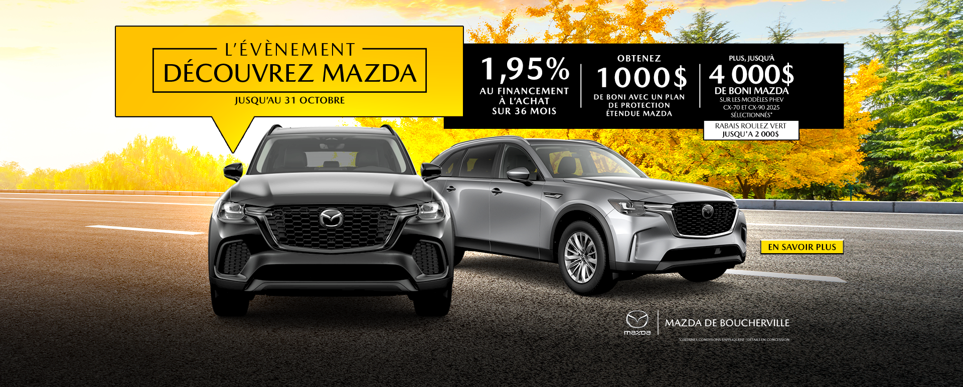 L'ÉVÉNEMENT DÉCOUVREZ MAZDA !