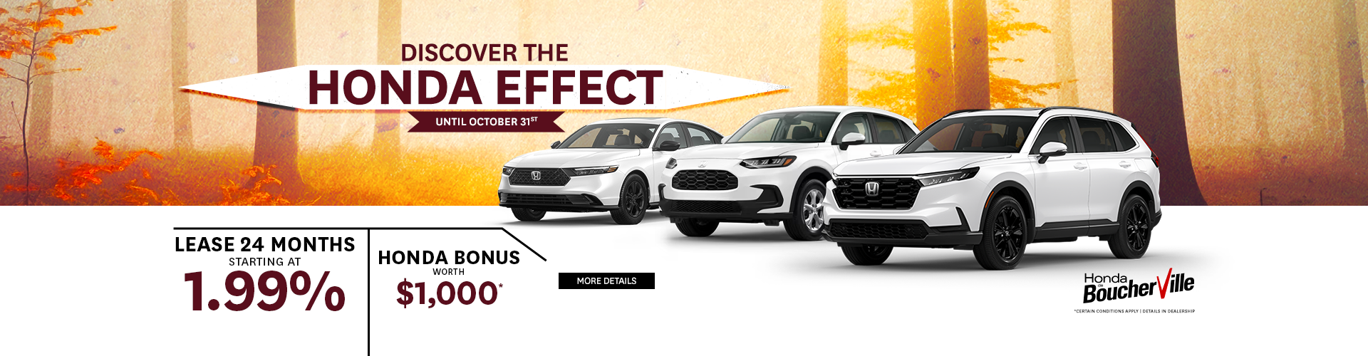 DISCOVER THE HONDA EFFECT !