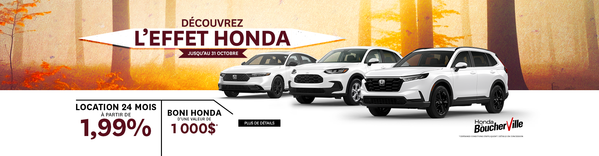 DÉCOUVREZ L'EFFET HONDA !