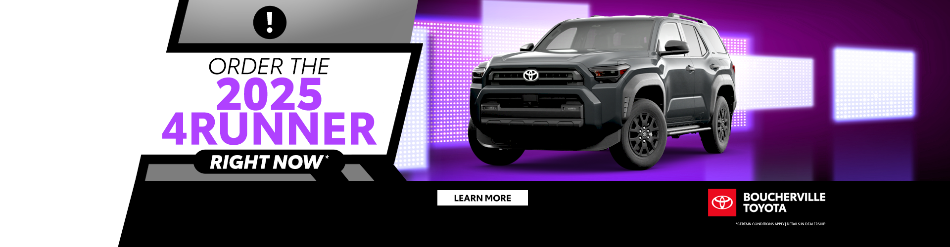 ORDER THE 2025 4RUNNER ! ORDER THE 2025 4RUNNER !