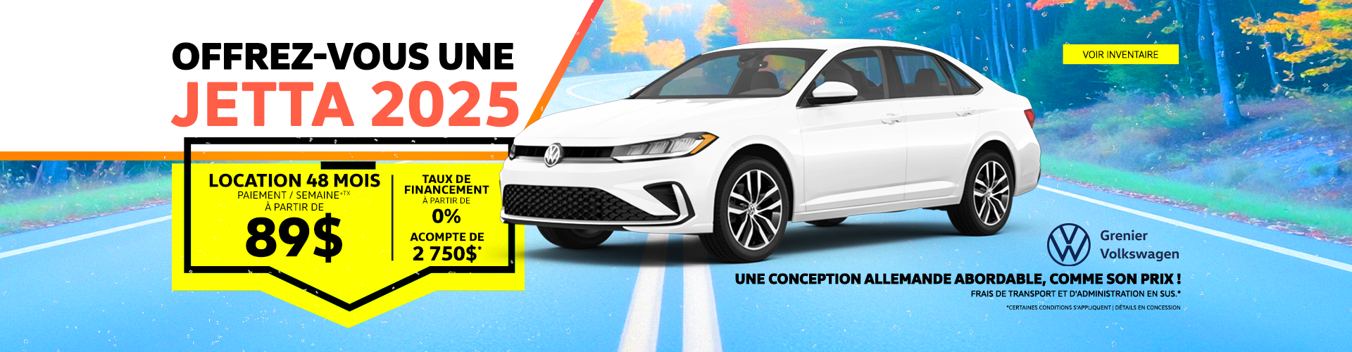 OFFREZ-VOUS UNE JETTA 2025 !