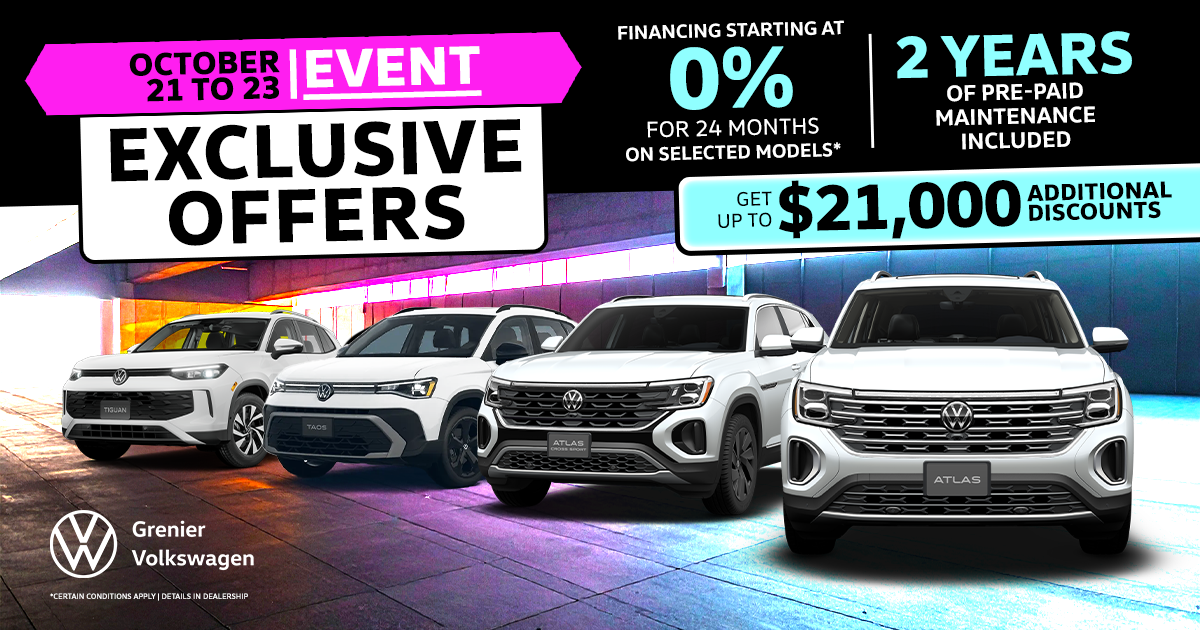 EXCLUSIVE OFFERS EVENT