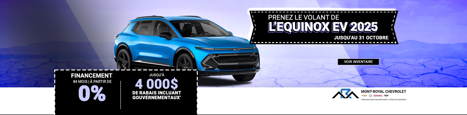 PRENEZ LE VOLANT DE L'EQUINOX EV 2025