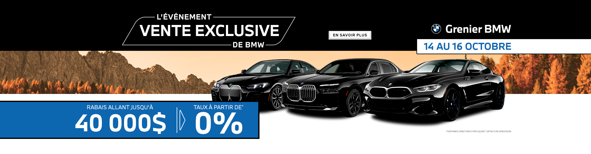 ÉVÉNEMENT VENTE EXCLUSIVE !
