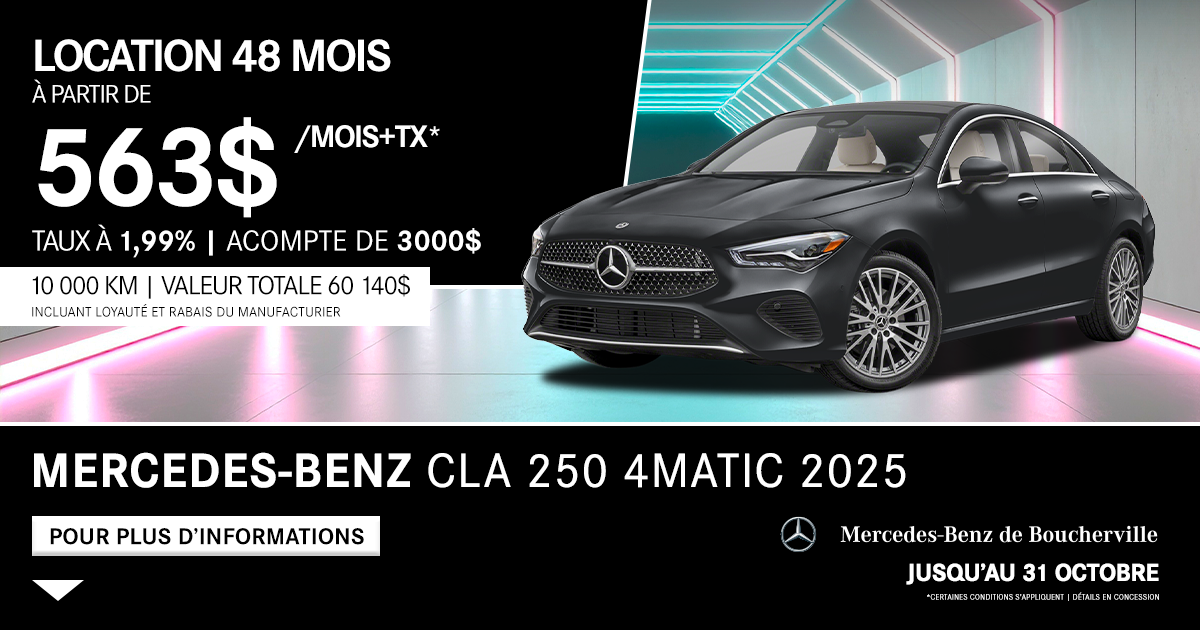 CLA 250 4MATIC 2025
