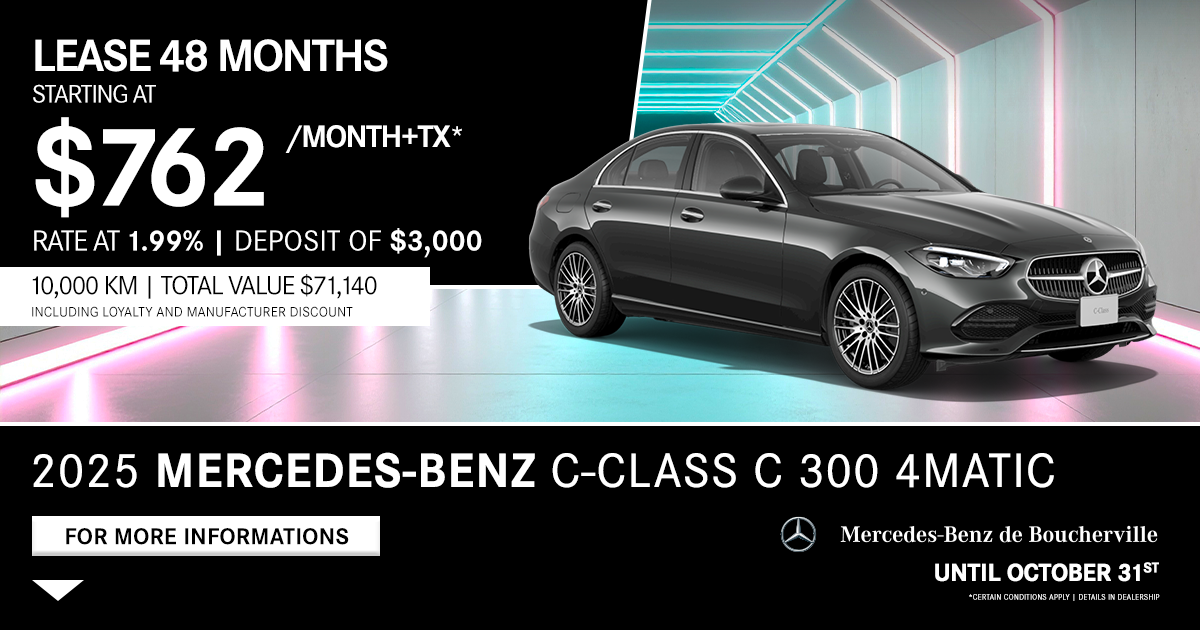 2025 C-CLASS C 300 4MATIC