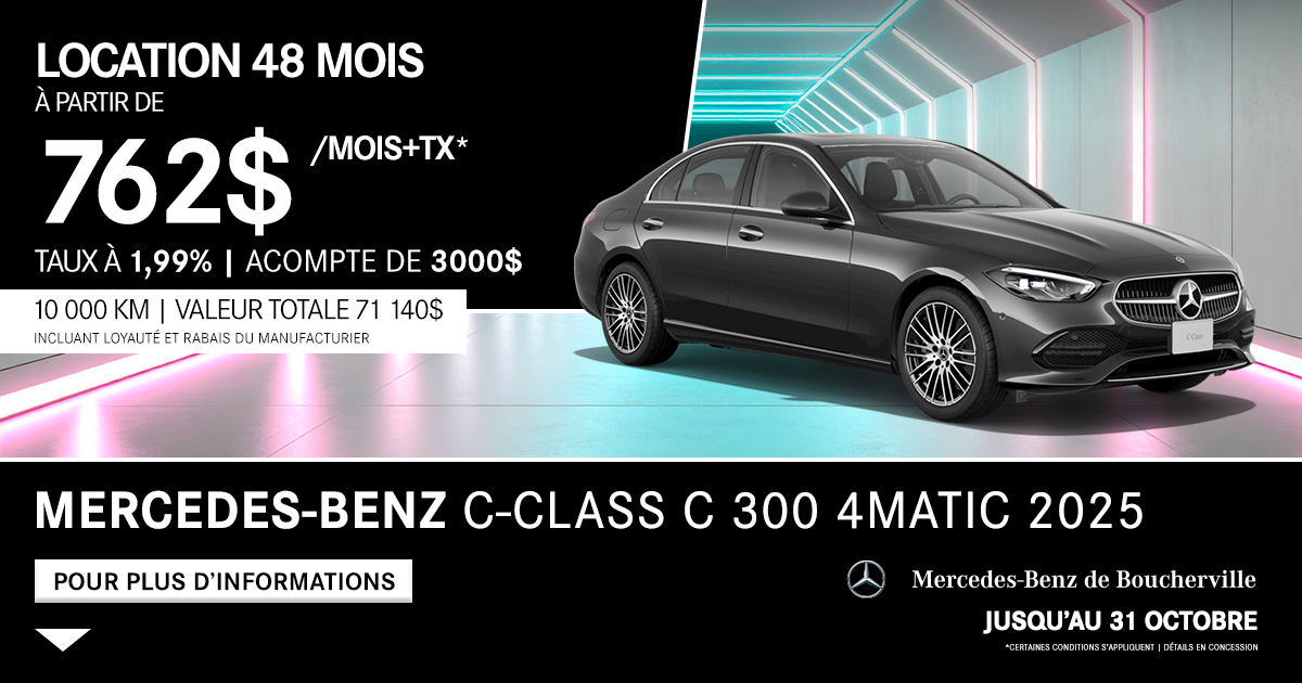 C-CLASS C 300 4MATIC 2025