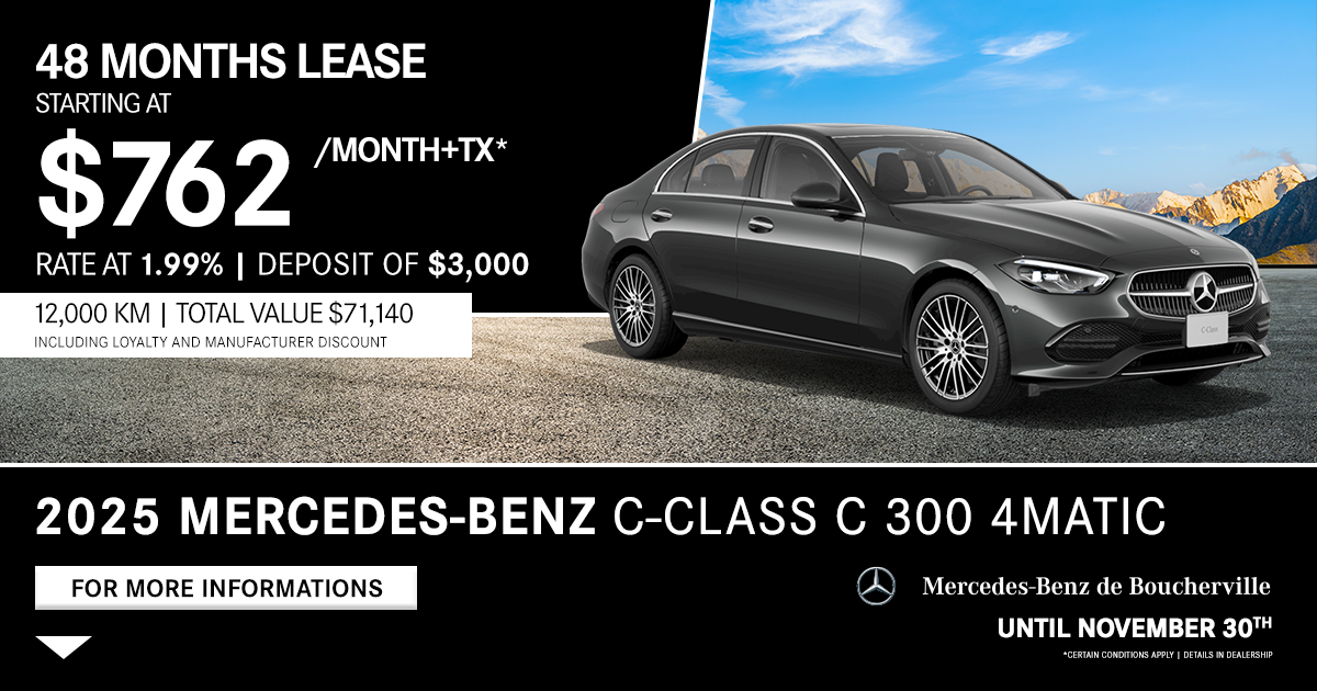 2025 C-CLASS C 300 4MATIC