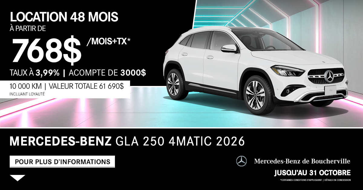GLA 250 4MATIC 2026