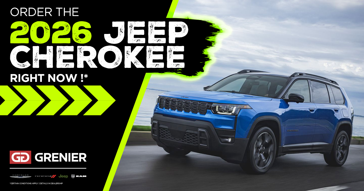 ORDER THE 2026 JEEP CHEROKEE !