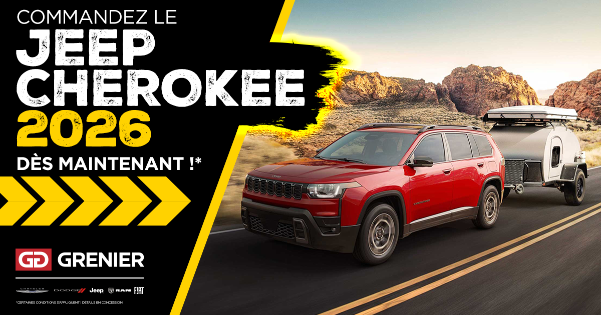 COMMANDEZ LE JEEP CHEROKEE 2026 !