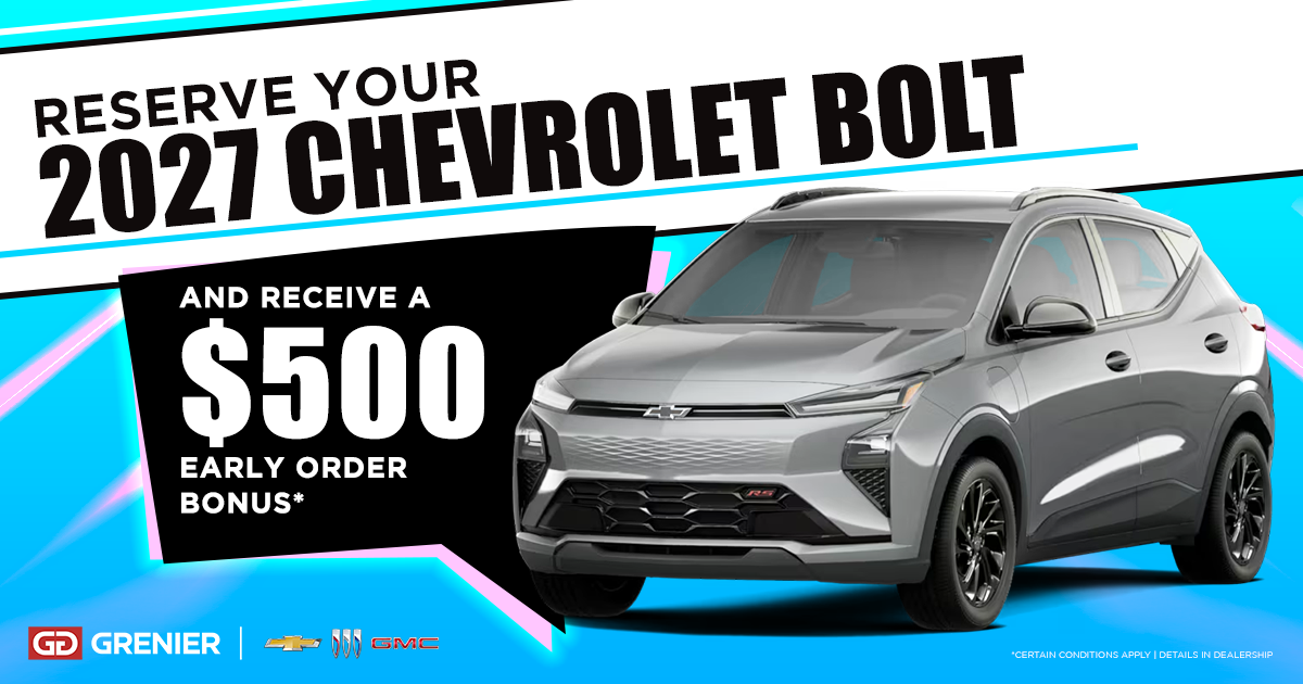 RESERVE YOUR 2027 BOLT !