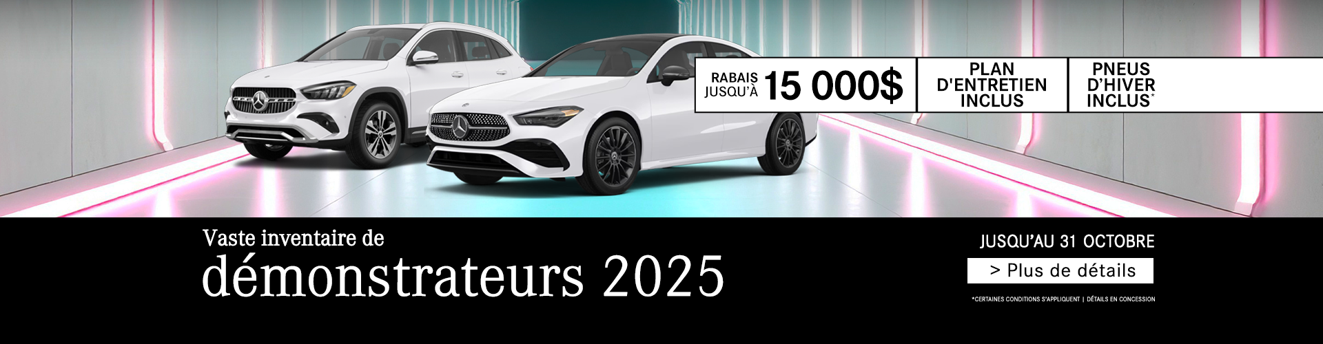 DÉMONSTRATEURS 2025 DÉMONSTRATEURS 2025