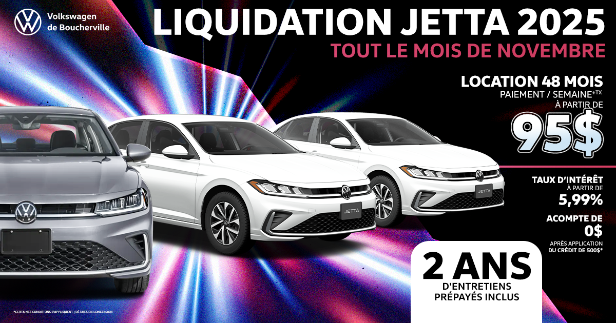LIQUIDATION JETTA 2025 !