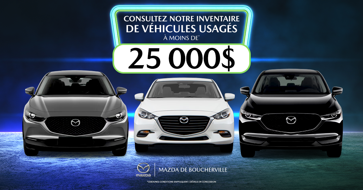 INVENTAIRE À MOINS DE 25 000$ !