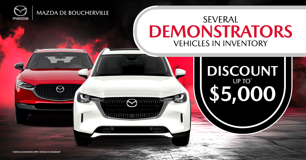 SEVERAL DEMONSTRATORS VEHICULES AVAILABLE !