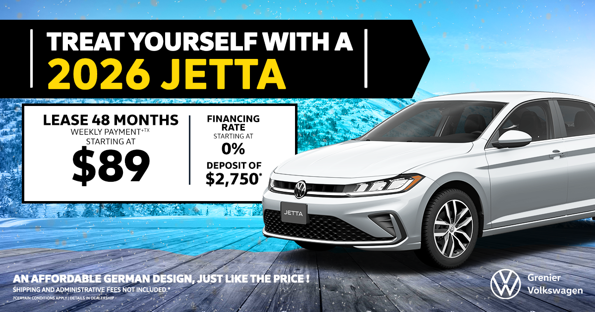 TREAT YOURSELF WITH A 2026 JETTA !