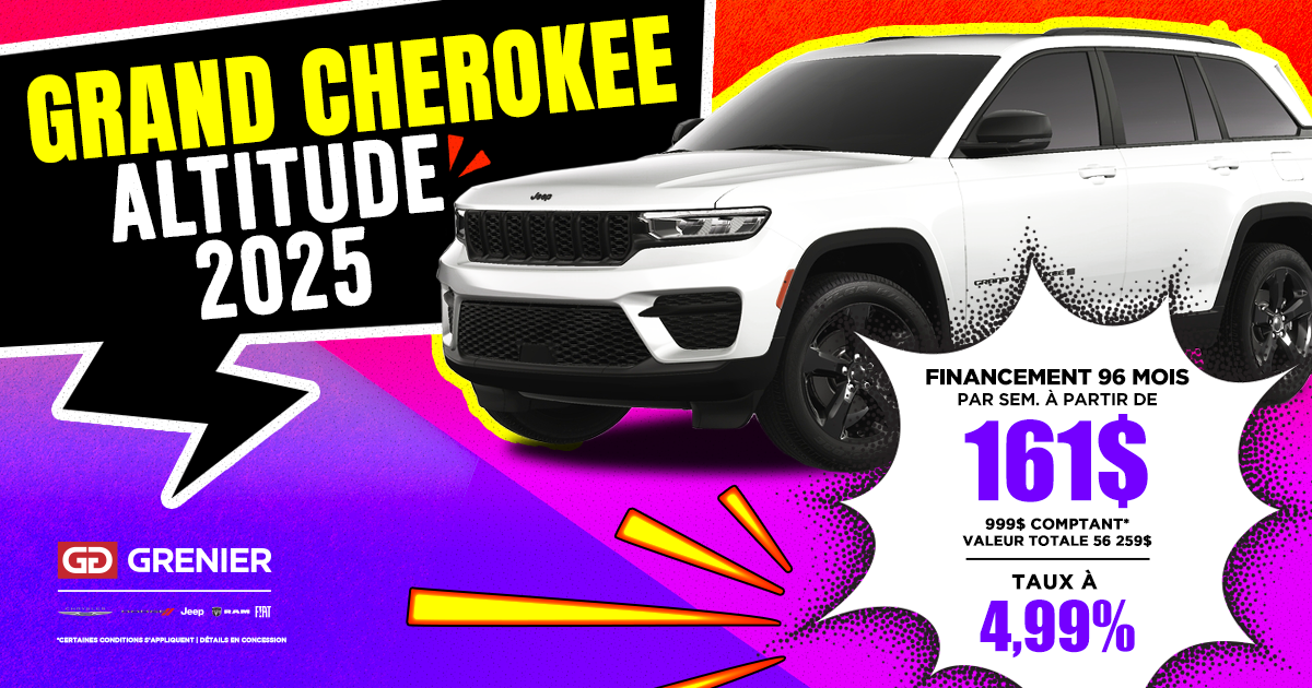 JEEP GRAND CHEROKEE ALTITUDE 2025 !