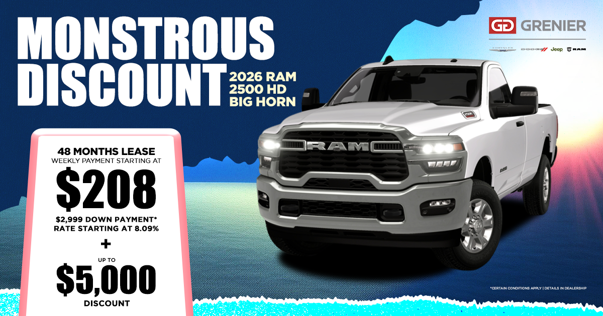 MONSTROUS DISCOUNT !