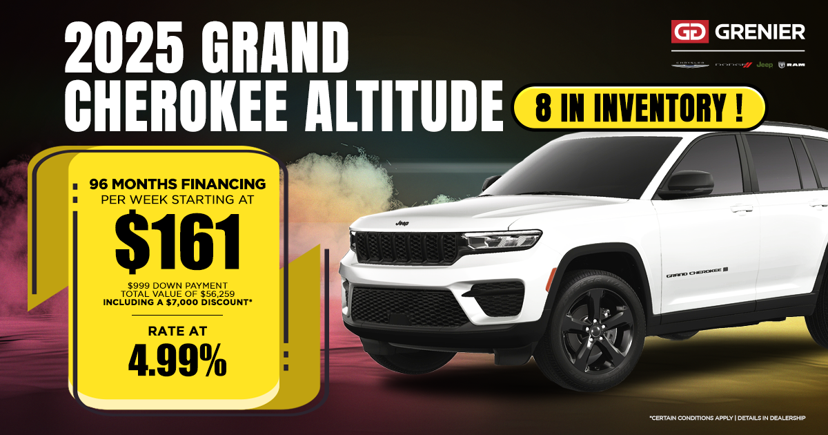 2025 JEEP GRAND CHEROKEE ALTITUDE !