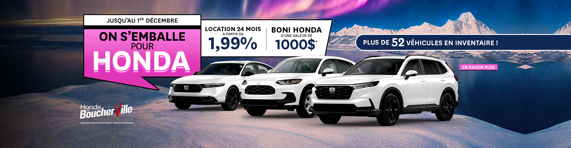 ON S'EMBALLE POUR HONDA !