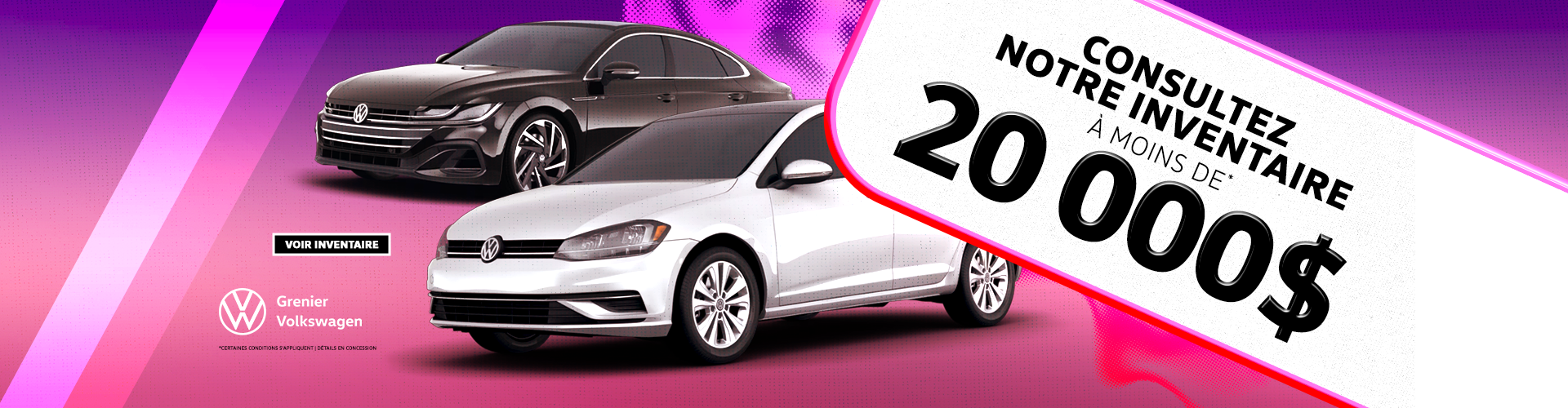 INVENTAIRE À MOINS DE 20 000$ !