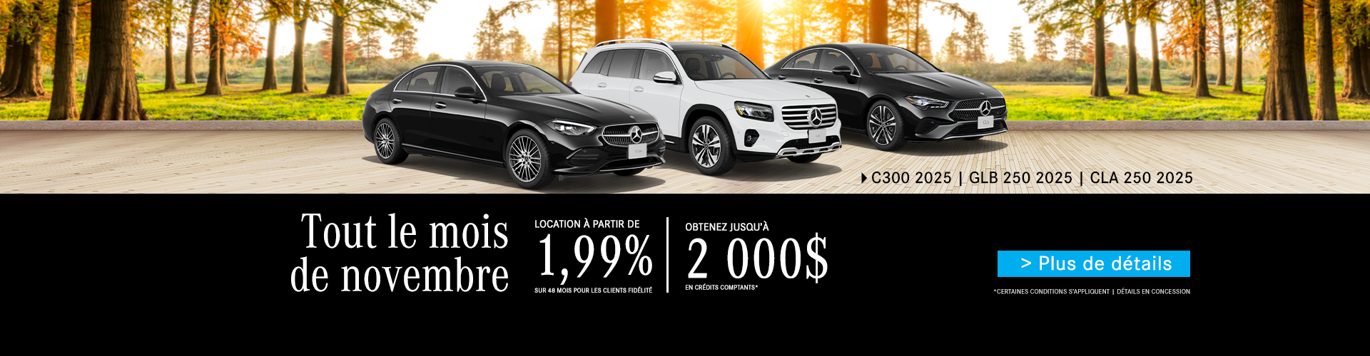 OFFRE SPÉCIALE DE NOVEMBRE !