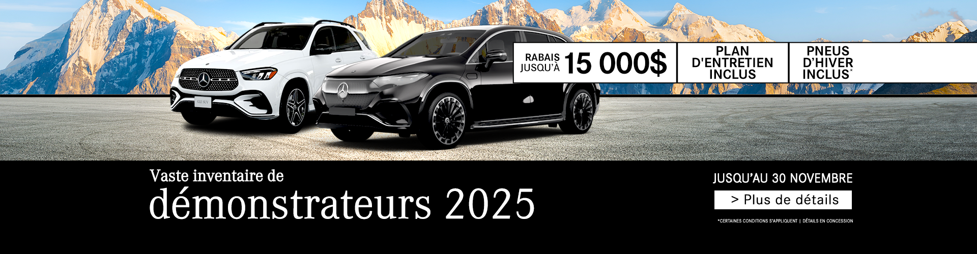 DÉMONSTRATEURS 2025